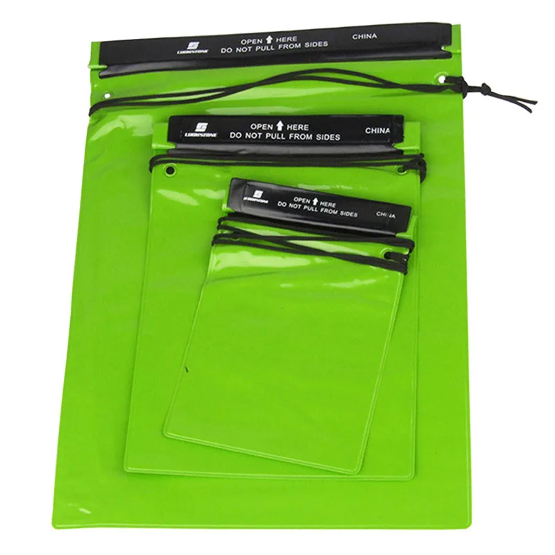 

3Pcs/Set Outdoor Swimming Waterproof Bag Camping Rafting Storage Dry Bag With Adjustable Strap Hook