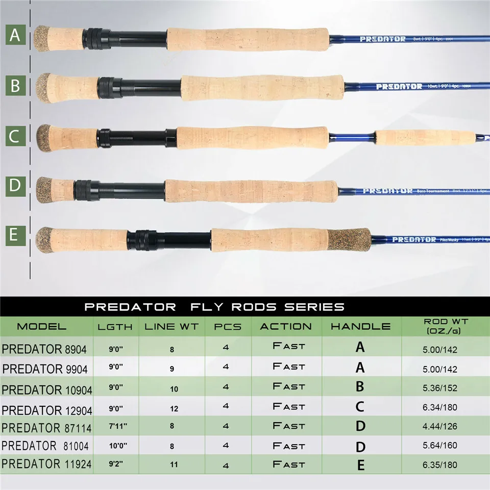 Maximumcatch Хищник 9FT морская муха Удочка 30 т SK углеродное волокно 8wt/9wt/10wt/12wt 4 шт. Удочка с Cordura Rod Tube