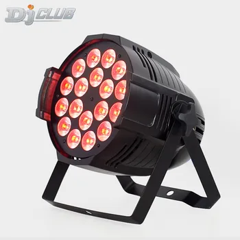 

Led Flat Par Can Lighting 18X12W Quad Rgbw 4In1 Colors Wash Led Par For Party Disco Dj Lamp