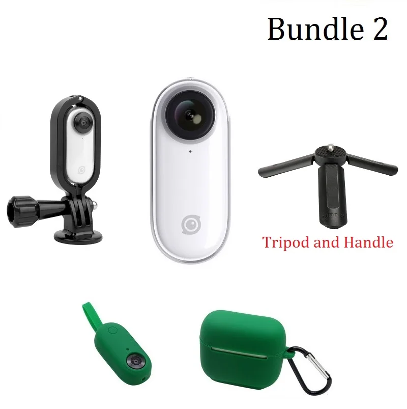 Bundle 2 Insta360 Go 1080P мини Экшн-камера FlowState Timelapse Hyperlapse Slow Motion для Vlog Видео решений - Цвет: Bundle 2