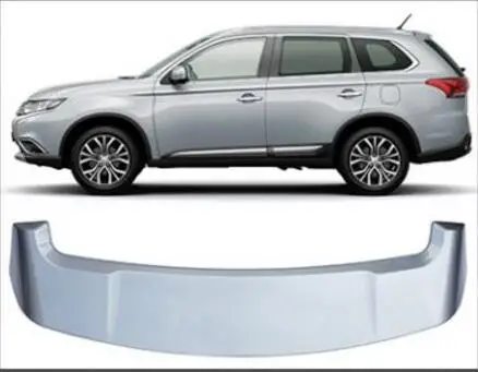 Серебристый ABS Краски Автомобиля Заднее Крыло багажника выступ Спойлеры для Mitsubishi Outlander - Цвет: Серебристый