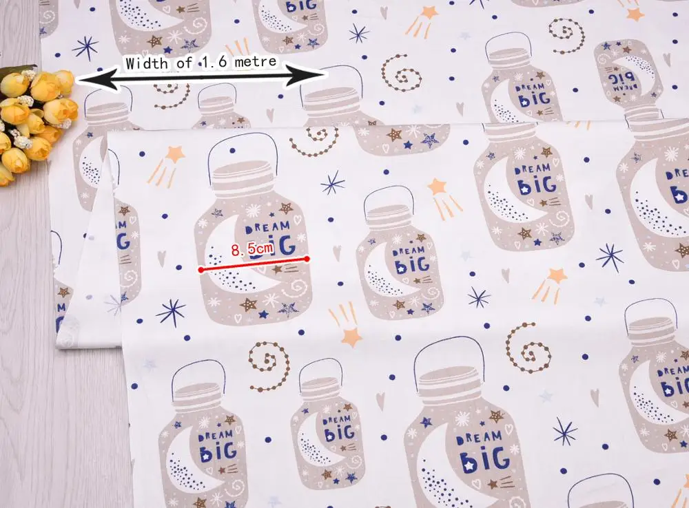 Dream Bottle Moon, сделай сам, шитье, пэчворк, стежка, жир, четверть, Tecido, одежда Тильда Для Листового текстиля, новинка, саржа, хлопок, ткань