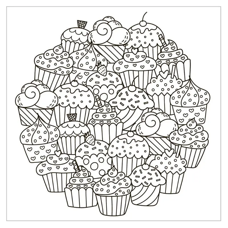 

Sweet Cake Transparent Clear Silicone Stamp Seal For DIY Scrapbooking Photo Album Decorative