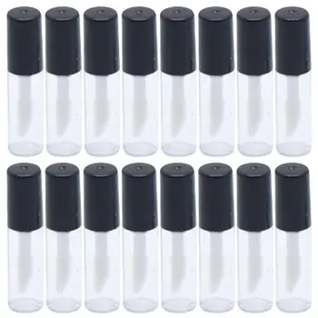 

50pcs 1.5ml Clear Mini Lip Gloss Tube Refillable Empty Lip Balm Lipstick Samples Containers