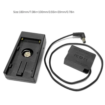 

NP-F970 F750 F550 Power Supply Slab Battery Holder Mount Plate With DMW-DCC8 Dummy Battery For Panasonic Lumix Cameras