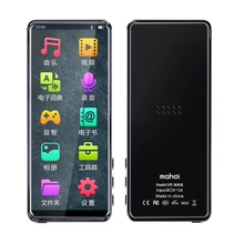 Bluetooth 5.0 MP3 mode 3.5 pouces écran tactile Portable lecteur de musique Sport MP3 soutien multi lingual Radio FM 128G TF écouteur 