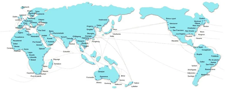 world map