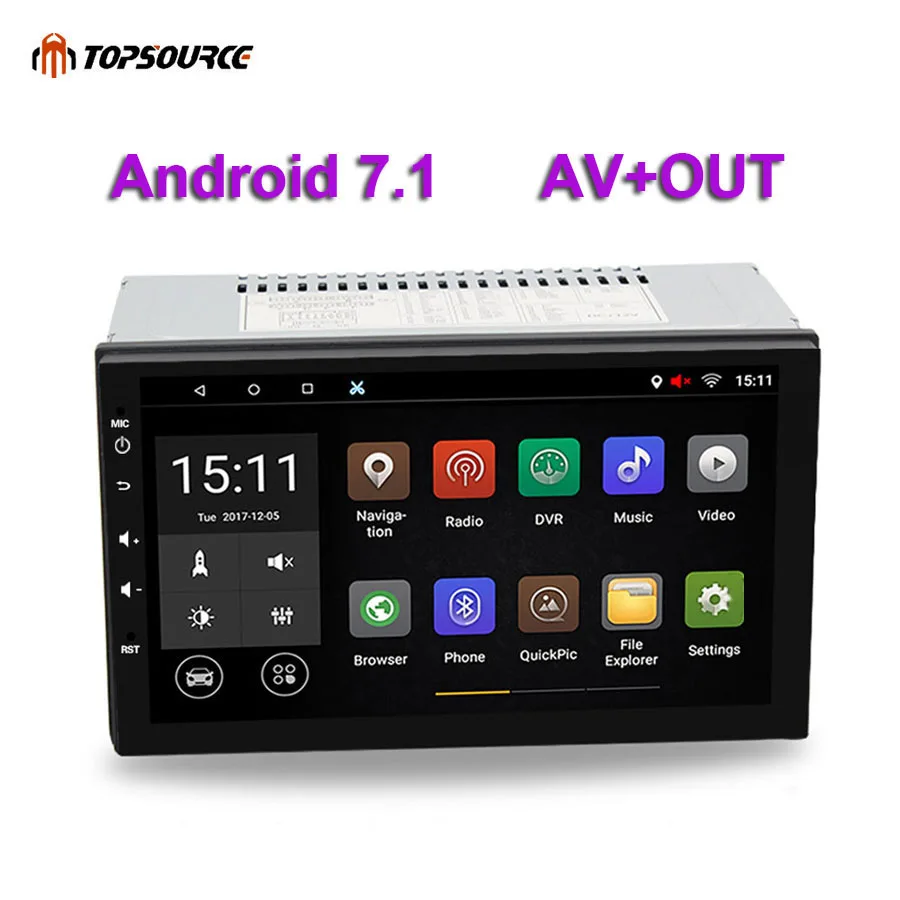 Автомагнитола TOPSOURCE 2 din Android GPS мультимедийный автомобильный DVD плеер