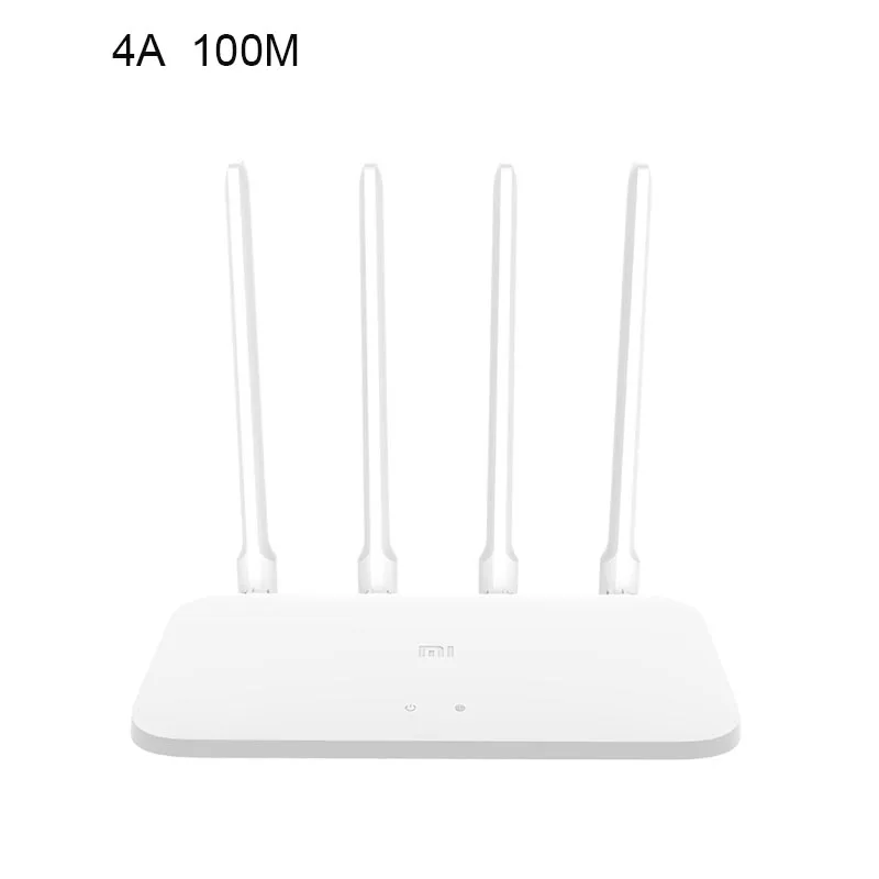 4A 100M Xiaomi mi маршрутизатор 4A Gigabit Edition 100M 1000M 2,4 GHz 5GHz WiFi rom 16MB DDR3 64MB 128MB mi jia App контроллер роутер - Color: 4A 100M