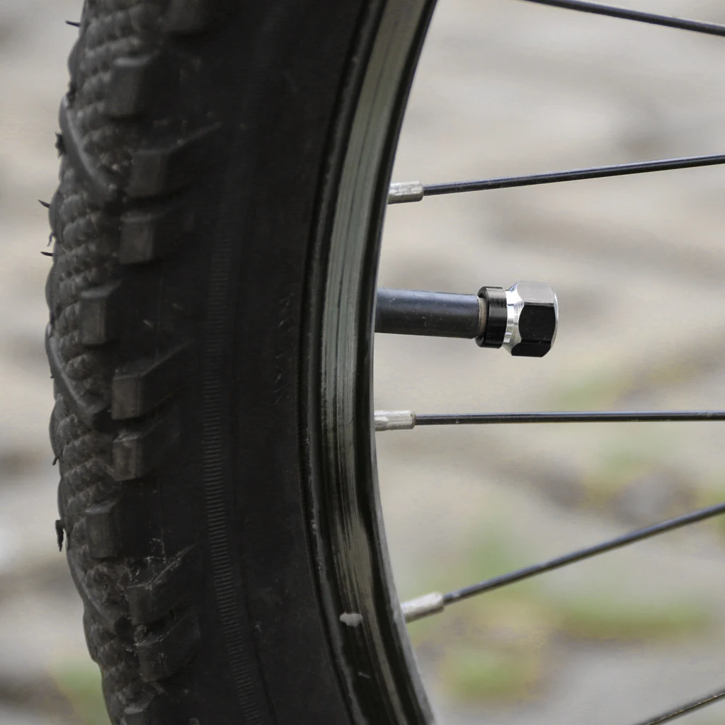 10Pcs Airtight ALUMINUM HEXAGON TIRE RIM VALVE STEM CAPS COVERS For CAR AUTO BIKE