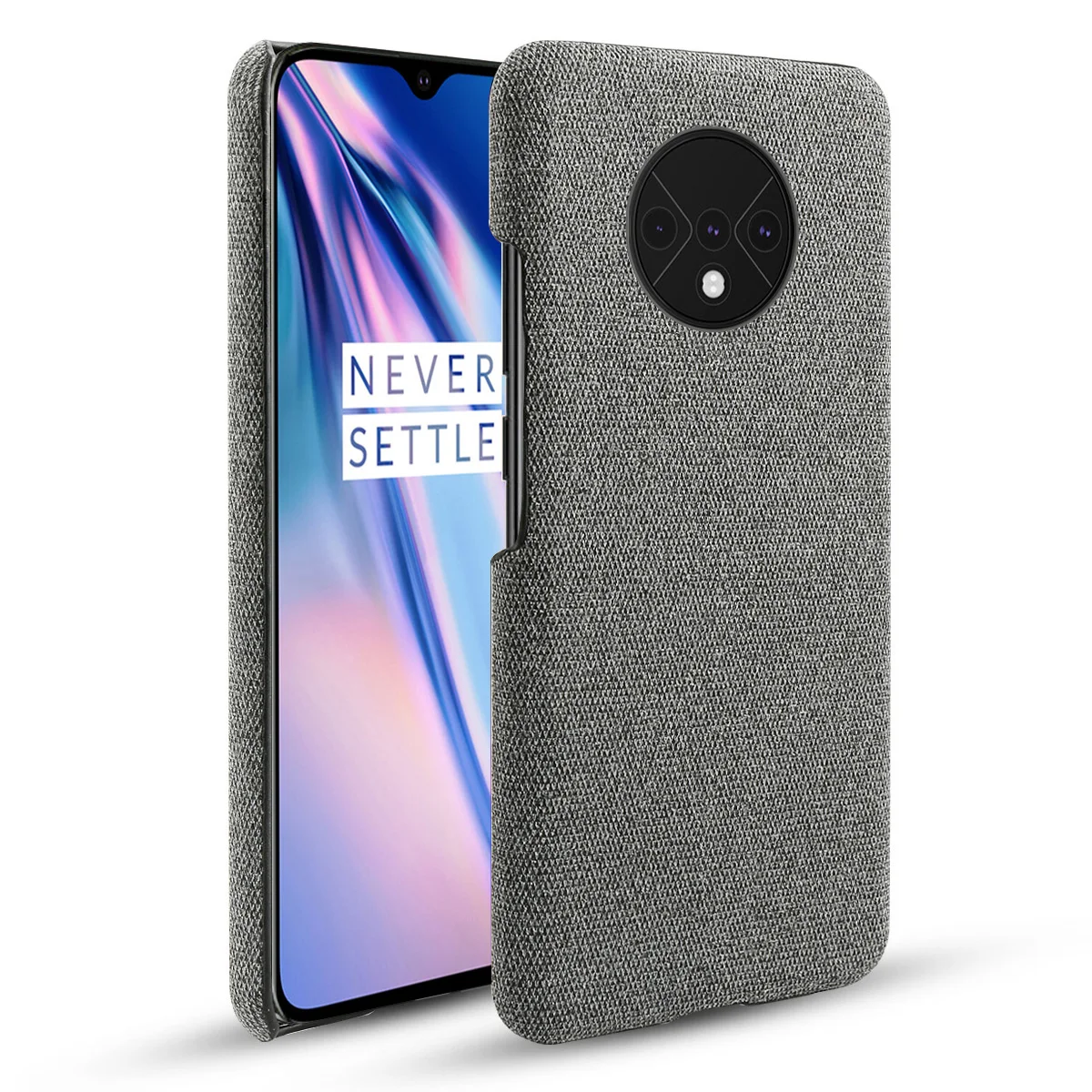 

For OnePlus 6T 7T Case Ultra Thin Hard PC Woven Fabric Anti-Scratch Matte Cloth Textured Cover For Onsplus 6 7 7T Pro Case Slim
