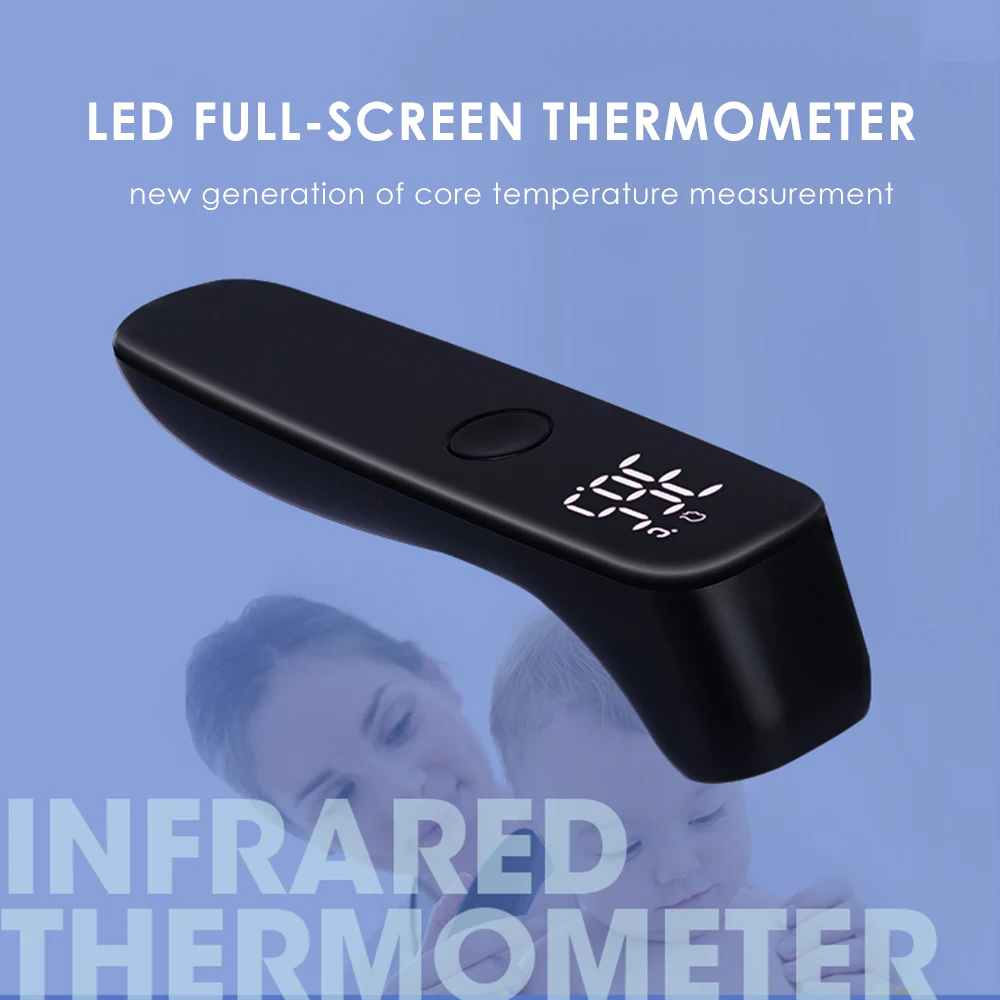 

Forehead contactless thermometer LCD infrared baby fever infrared measuring tool gun, baby adult body temperature