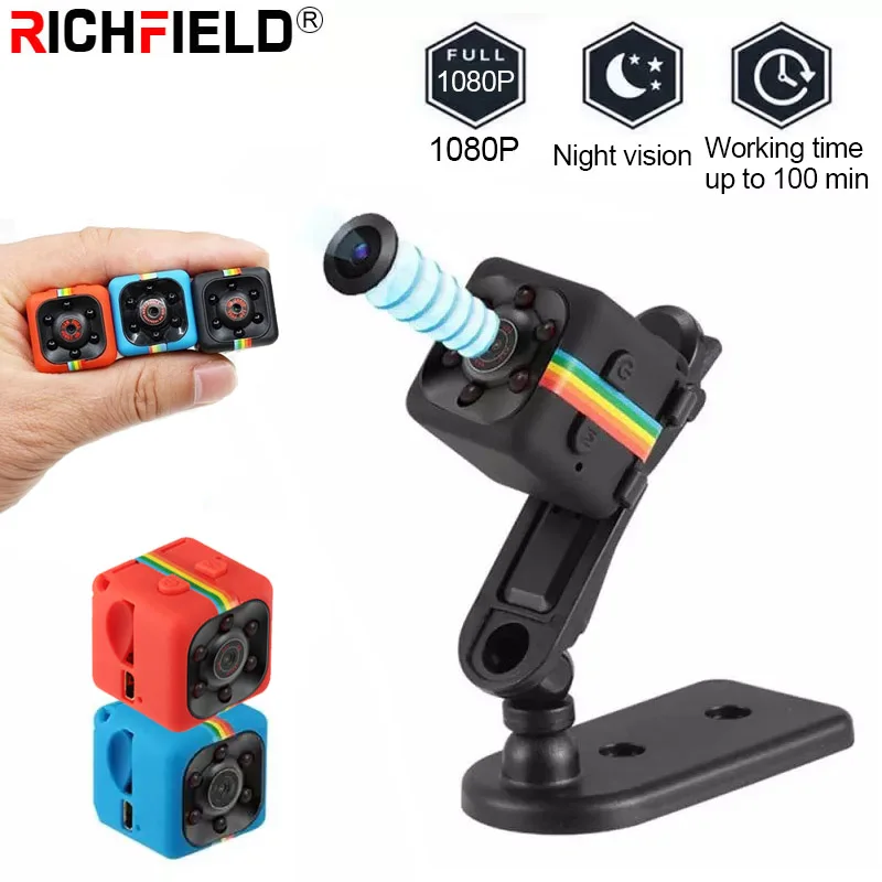 Mini cámara de vídeo 4K HD DV 1080P, visión nocturna, grabadora de carcasa impermeable, videocámara para el hogar, Monitor al aire libre, detección de movimiento, DVR SQ11