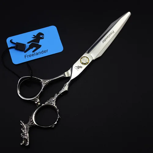 6," Дракон ручка подшипника Парикмахерские ножницы парикмахер ciseaux coiffure Парикмахерские филировочные ножницы tijeras ножницы для стрижки комплект - Цвет: cutting scissors