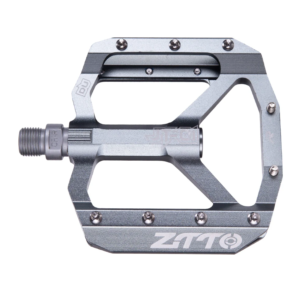 ZTTO JT01 педаль MTB велосипед хороший захват плоская педаль, сверхлегкая сплав лучшие качественные подшипники и Du системы 12 мм Мост спуск дизайн