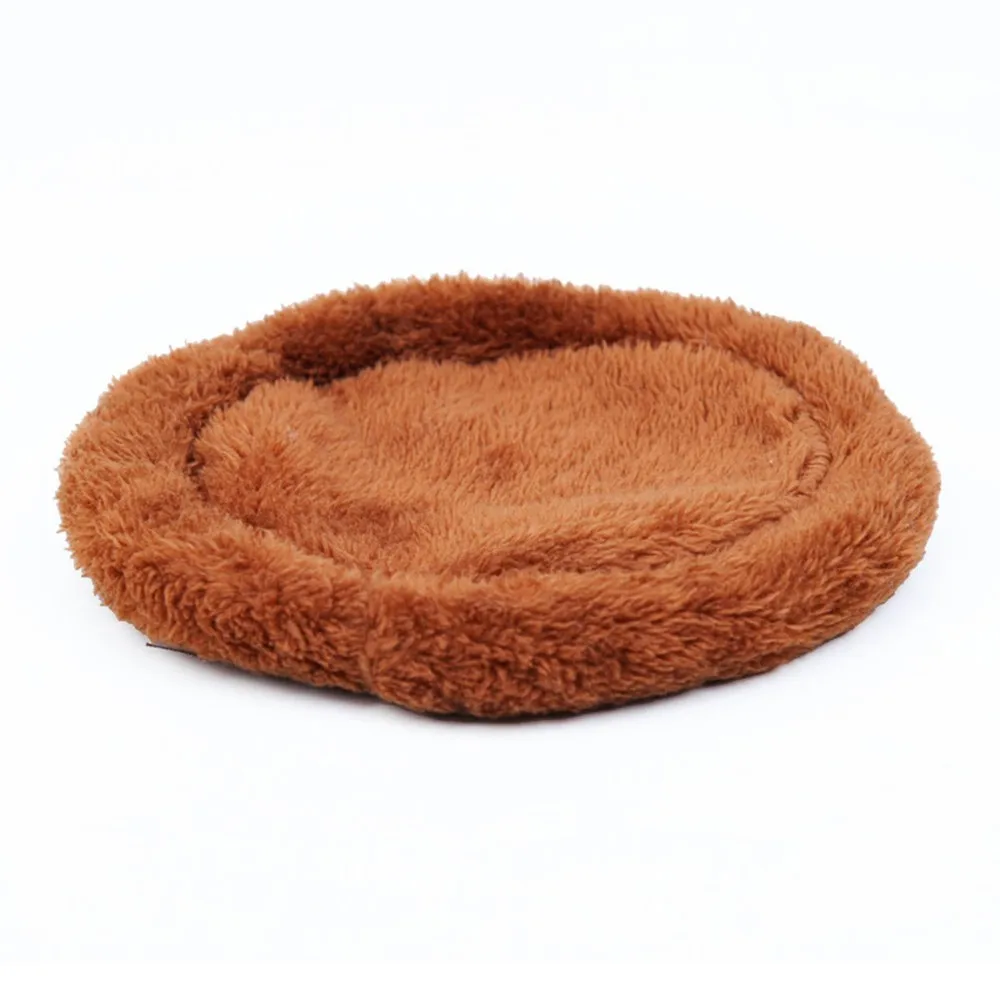 L 20X15CM COFFEE Белка Ежик кролик лежбище шиншиллы коврик 1 шт. маленькое животное морская кровать хомяка домашняя зимняя теплая Дом Гнездо хомяк аксессуары - Цвет: L 20X15CM COFFEE