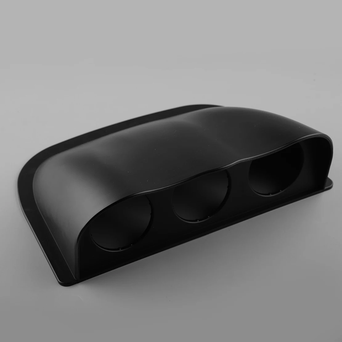 2'' 52mm Front Black Triple Dash Gauge Meter Pod 3 Hole Dashboard Mount