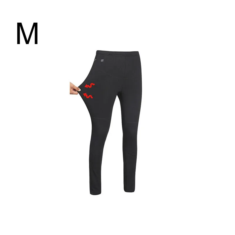 Штаны с подогревом Брюки с подогревом, брюки с USB подогревом, Usb зарядка, электрические уличные походные зимние мужские wo мужские Леггинсы с высокой талией, электрические теплые штаны - Цвет: Women M