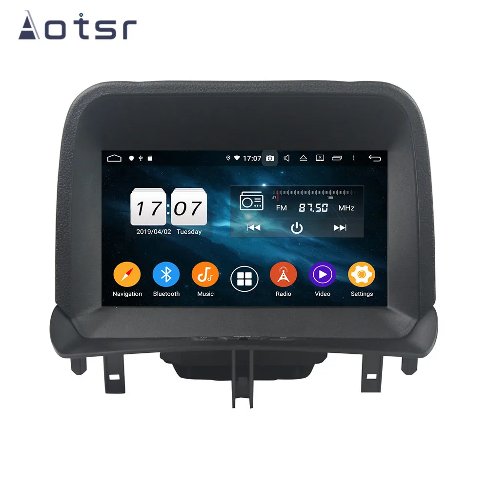 AOTSR 8 дюймов Android 9,0 DSP ips gps навигация Carplay автомобильный DVD радио плеер для Ford Tourneo Courier2014- мультимедийный плеер
