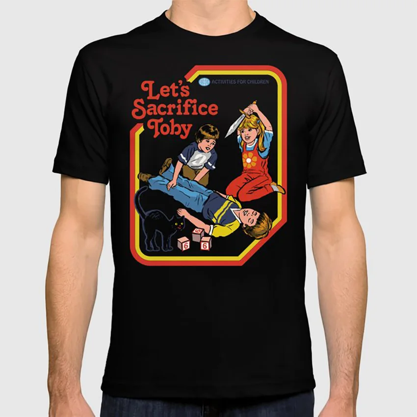 LET'S SACRIFICE TOBY футболка 70s Винтаж Ретро семидесятые обрядовые оккультные
