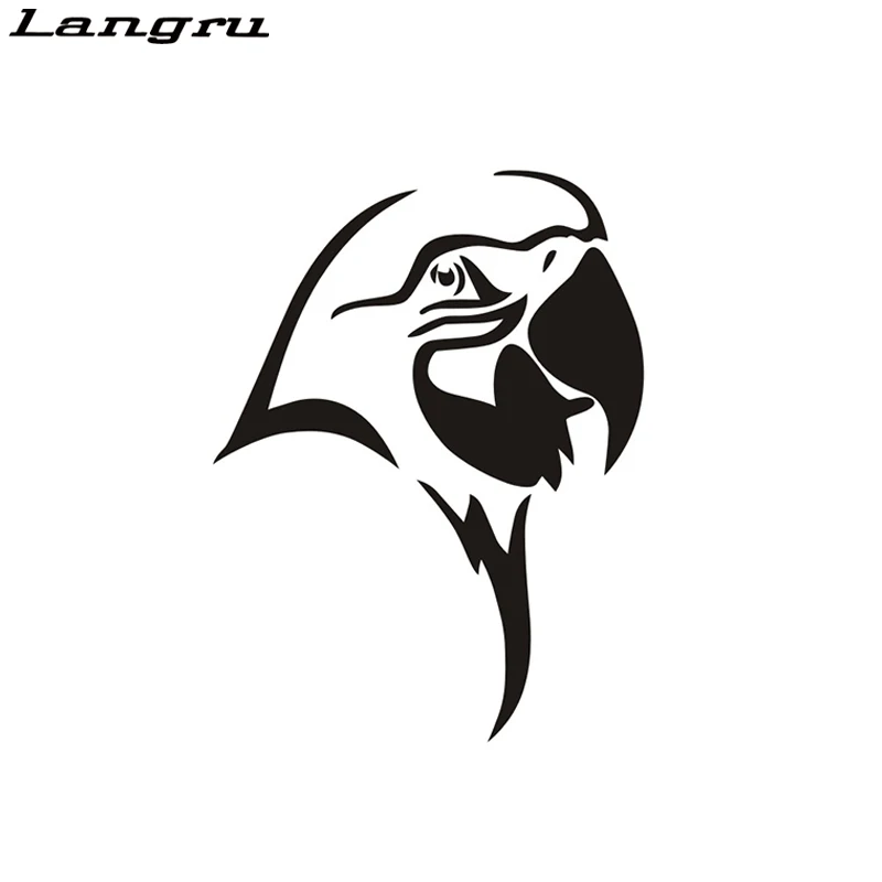 Langru Wild Animal Sticker Birds Parrot Decal Car Posters Decor Painted Vinyl Accessories Jdm | Автомобили и мотоциклы