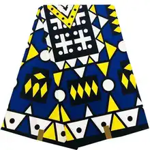 Последняя нигерийская восковая ткань Африканская ткань настоящий воск Принты Ткань Горячая Анкара хлопок ткань 40*40 Пряжа 6 ярдов