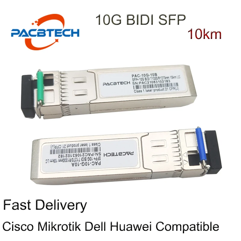 10G SFP WDM + Bidi T1270/R1330nm 10KM LC трансивер BIDI модуль | Мобильные телефоны и аксессуары