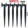 KESLA 10PCS Garden Drip Irrigation 20cm Stake Support Holder for 6&7.5MM Nozzle Sprinkler Connect 1/4'' Hose Watering Bonsai 2