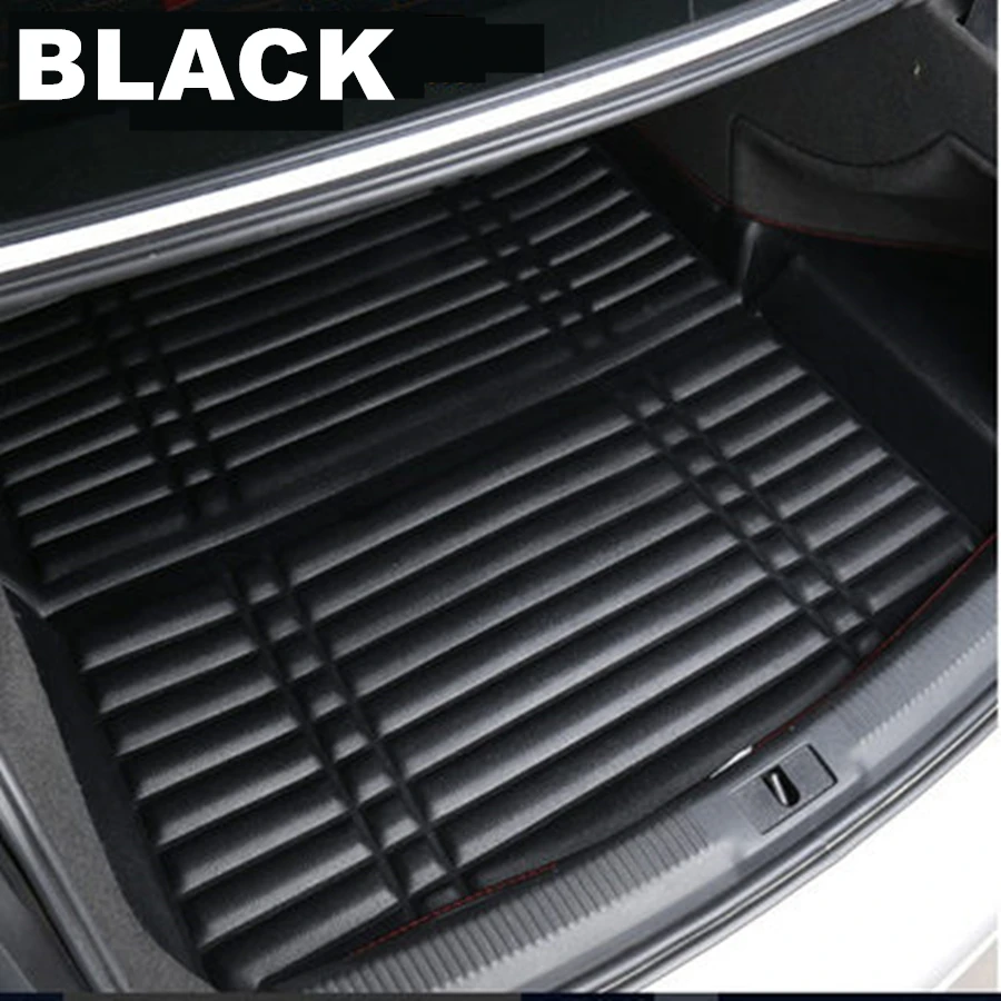 

SJ 3D Waterproof Car Rear Trunk Boot Mat Liner Cargo Floor Tray Carpet Pad Fit For Hyundai Avante Elantra 4-door sedan 2013-2015