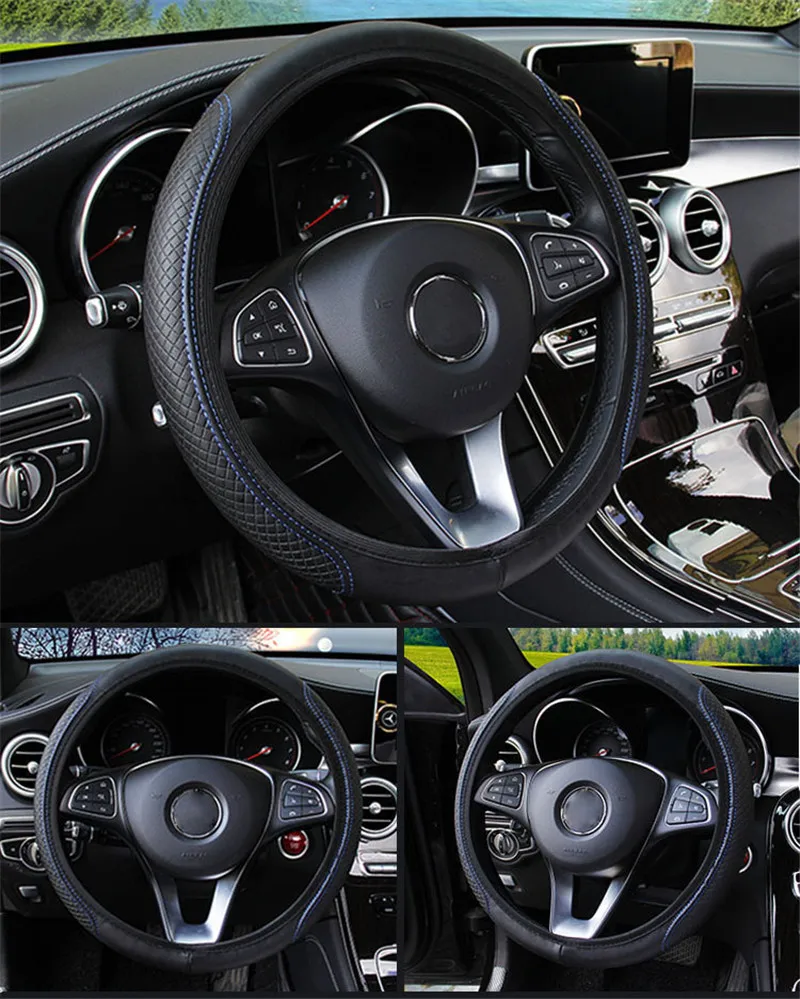 Чехол рулевого колеса автомобиля 36-39 см для Opel Astra H G J Corsa Insignia Antara Meriva Zafira Mokka Vectra C D Antara Шевроле лада