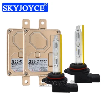 

SKYJOYCE 55W Car Light Xenon Kit No Error Canbus Electronic Digital Ballast H1 H3 H7 H11 9012 D2H Fast Bright Bulb Kit 12V 5500K