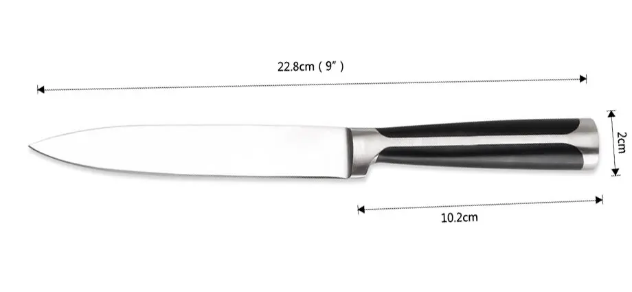 Upspirit Sharp нарезки Тесак Нержавеющая сталь мясо рыба шеф-повара Ножи для фруктов и овощей, инструмент для очистки нож для суши Кухня ножи