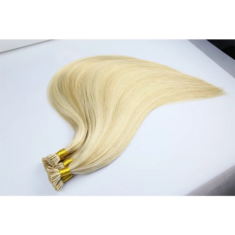 Piano Color 18P613 Fusion I-tip Hair Extensions Straight Virgin Keratin I Tip Hair Pre Bonded Human 1g/pc