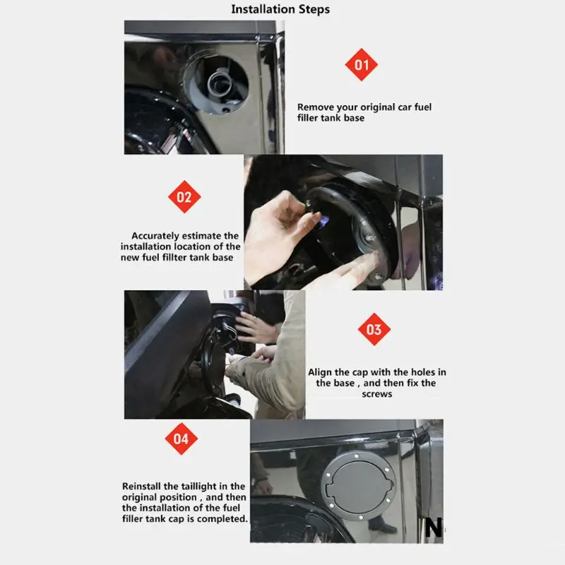 Крышки топливного бака автомобиля для Jeep Wrangler внешний топливный автомобиль топливная Дверь Крышка топливного бака автозапчасти