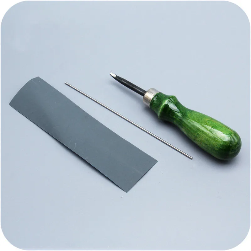 DIY ручной работы Инструменты зеленая ручка Edger кожа инструменты 5 Спецификации