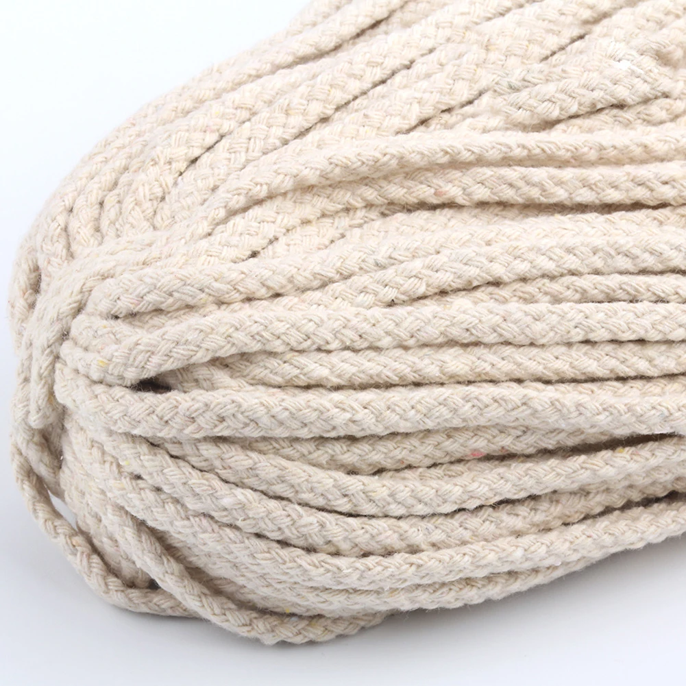 

5mm 90m Hanging Accessories Rope Twisted Craft Macrame Handmade Artisan Decor Scrapbooks Durable Colorful DIY String