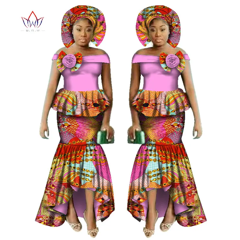 Novo africano dashiki impressão conjuntos de roupas