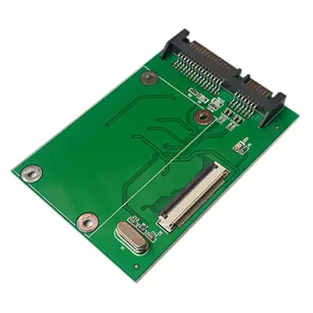 

7 and 15 Pin SATA Male Converter Adapter Card No Driver Required Direct Data Transmission for 1.8 inch ZIF/CE Solid State Drive