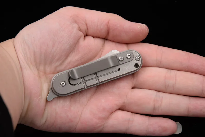 JUFULE мини Bean S35VN лезвие титановая ручка складные походные наружные Ножи карманные охотничьи СПАСАТЕЛЬНЫЕ ИНСТРУМЕНТЫ EDC инструмент брелок нож