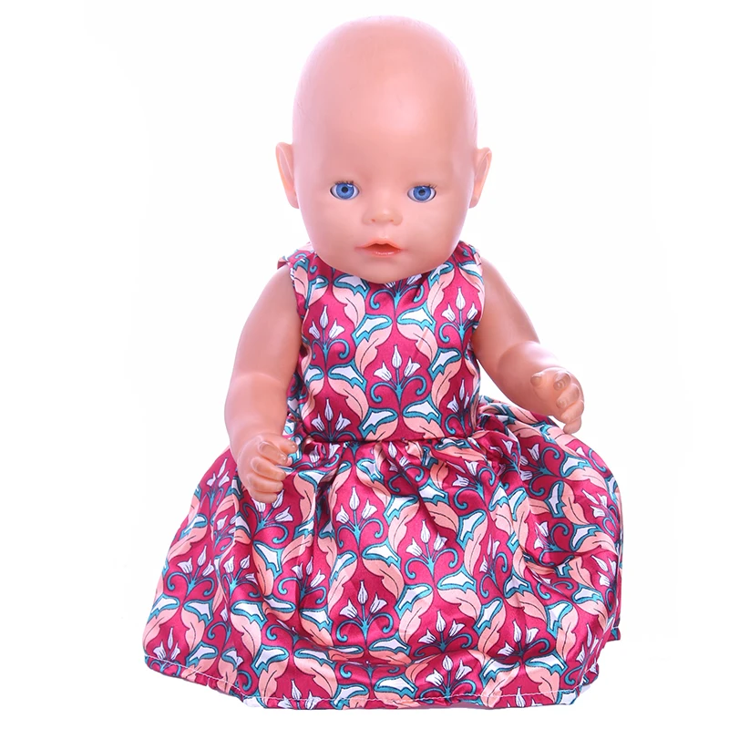 15 шт. милое платье подходит 18 дюймов Американский 43 см Кукла одежда аксессуары, лучший рождественский подарок для детей - Цвет: n881