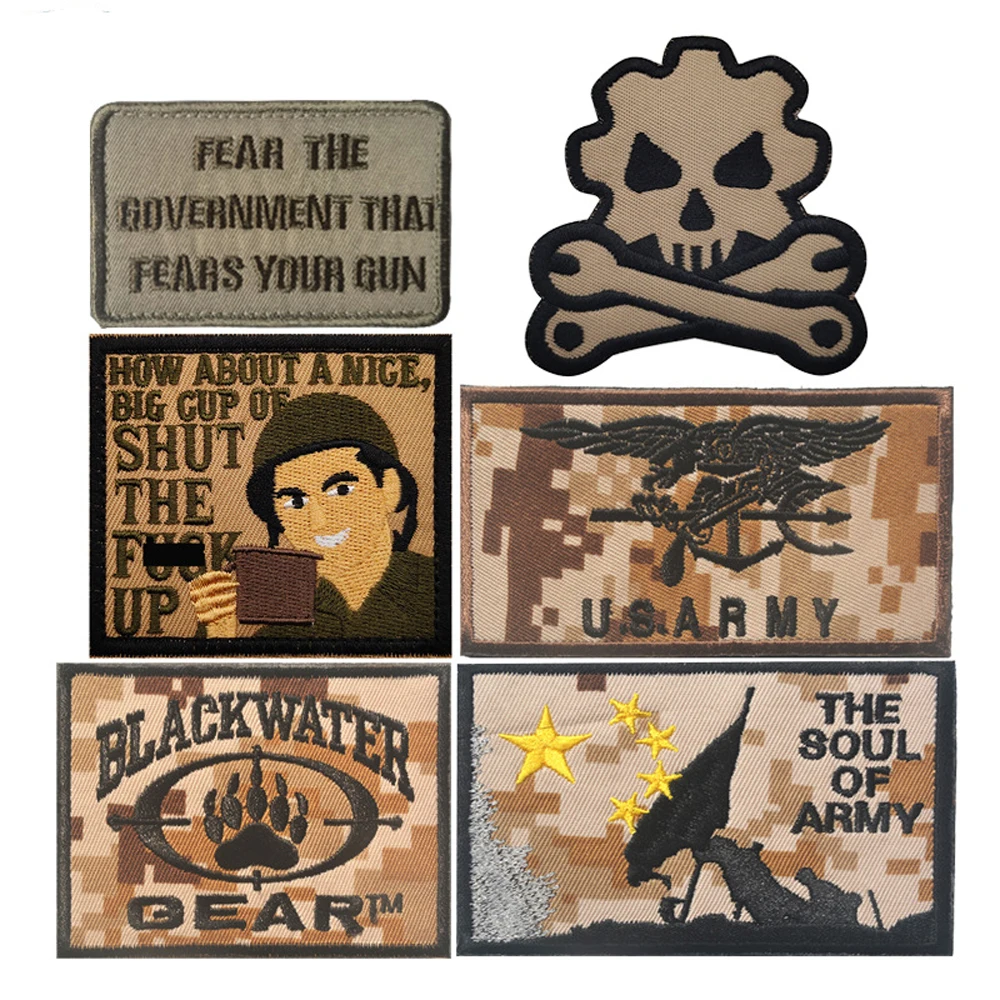 Us The Soul Of Army Embroidery Patches Badges Emblem Accessory Diy 8 6 