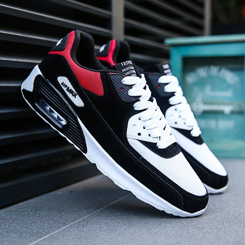 Damyuan Air Cushioned Sneakers Casual High Men's Shoes Hot All Year Round Fashion Sport Plus SIZE 47 Wear-resisting Non-slip