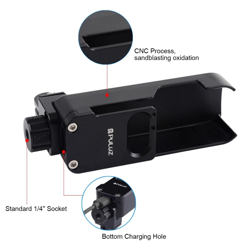Puluz корпус Cnc алюминиевый сплав защитный чехол для-Dji Osmo Карманный ручной карданный аксессуары