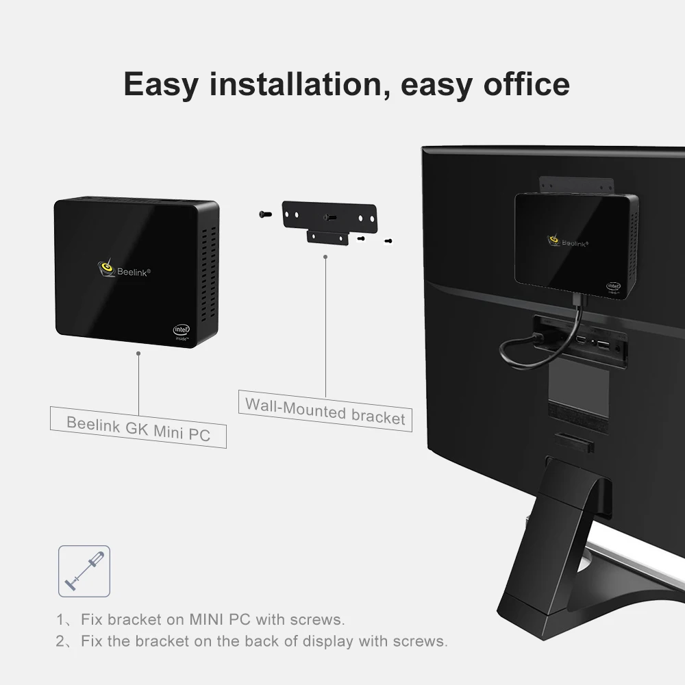 Beelink T4 Pro Windows 10 Mini PC Chip Processor N3350 2.4GHz 4GB64GB  2.4/5.8GHz Dual WiFi BT4.0 4K Desktop Computer - AliExpress