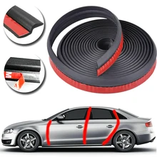  1PC 1/4/6M Car Door Sealing Strip Z type Door Seal Car Door Weatherstrip  Sound Auto EPDM Rubber Edging Trim Noise Insulation 