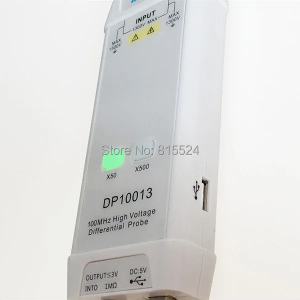 Micsig осциллограф 1300 в 100 МГц Зонд высокого дифференциал напряжения DP10013 комплект 3.5ns время подъема 50X/500X скорость затухания