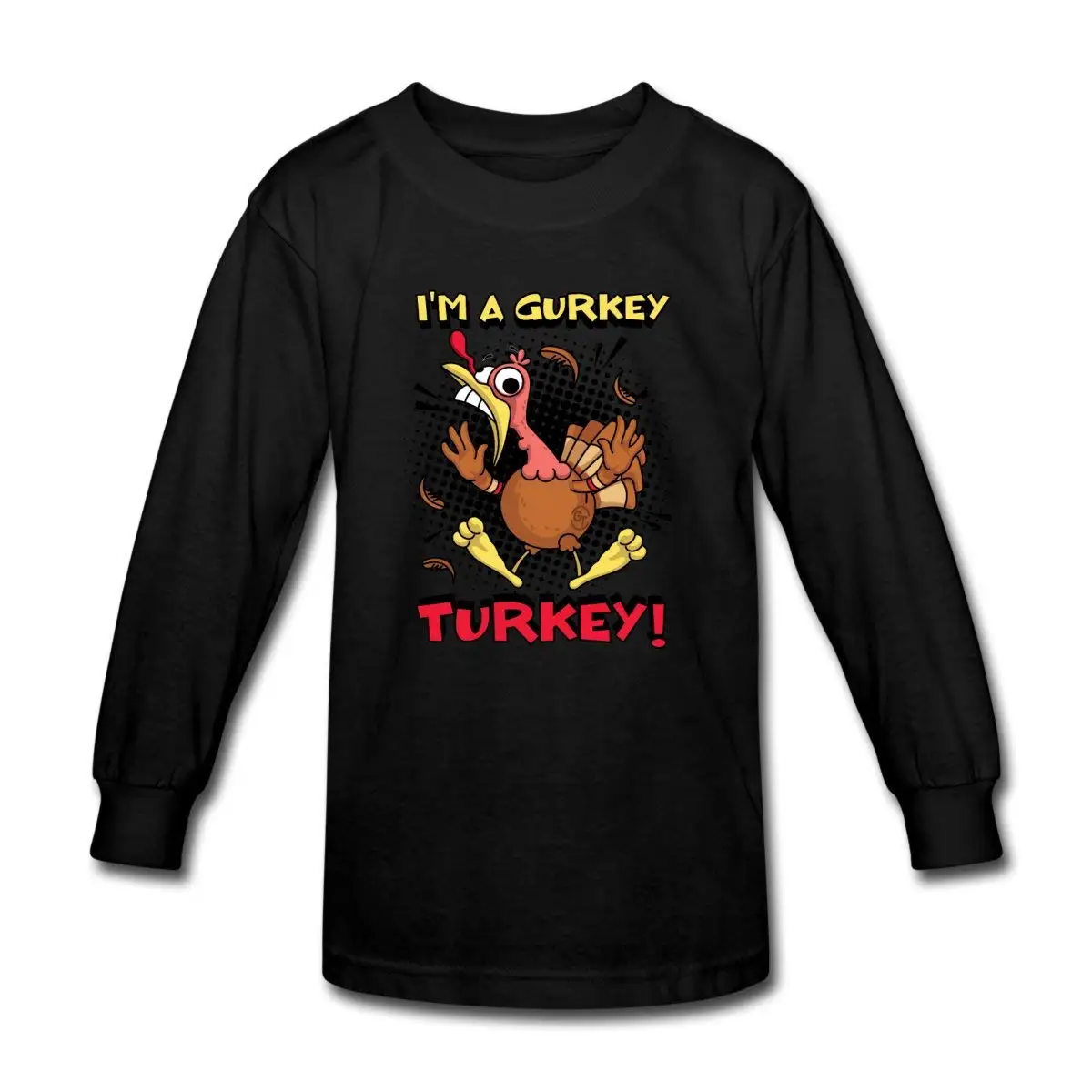 FGTeeV I'm A Gurkey Turkey Kids' Long Sleeve T-Shirt unisex men women t shirt |