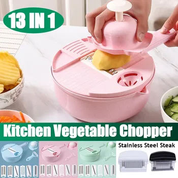 

Slicer Vegetable Slicer Potato Peeler Carrot Onion Grater with Strainer Vegetable Cutter Kitchen Accessories