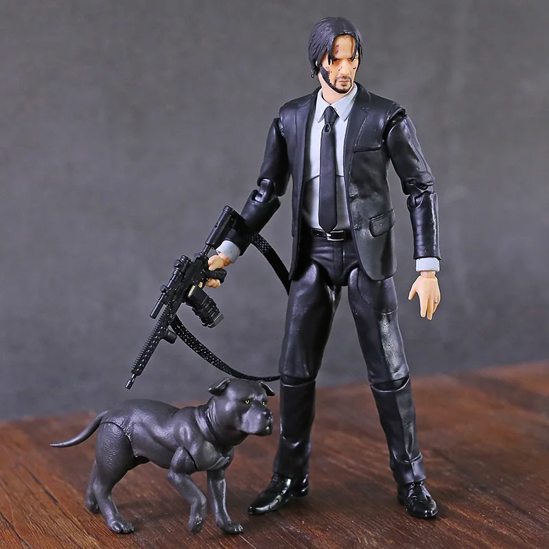 Медицинская игрушка Mafex No. 085 Chapter 2 John Wick ПВХ фигурка Коллекционная модель