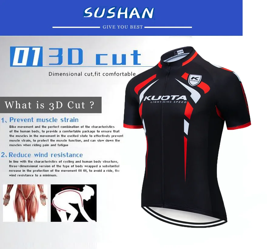 Набор для велоспорта Pro UCI Team набор KUOTA 9D гель с коротким рукавом гонок MTB Maillot Bike